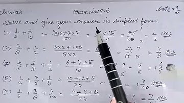 Chapter 9 exercise 9.6 for class 4