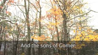 Genesis 10 3 - And The Sons Of Gomer Ashkenaz And Riphath - Bible Verses For Presentations