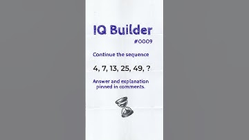IQ Builder | Continue The Sequence | Quick IQ Test & Math Game #quiz #guess #trivia #games #maths