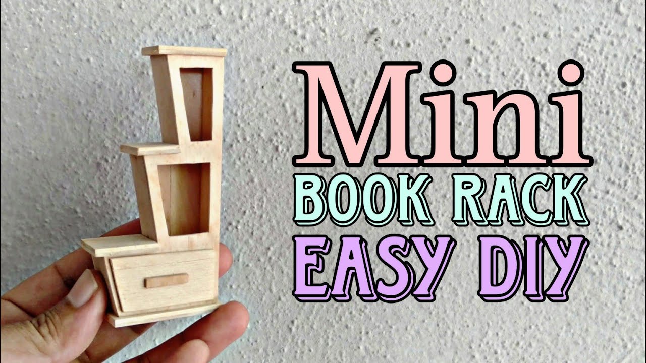 How to Make Miniature Books from Craft Sticks Quick & Easy