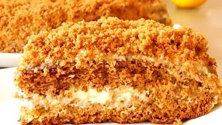 Торт "Медовик" - пышный и воздушный - вкус нежнее классического! Торт "Медовик" - пышный и воздушный - вкус нежнее классического!