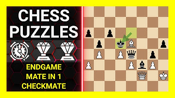 Chess Puzzles to Practice. Themes: Endgame, Mate in 1, Checkmate. Learn Chess