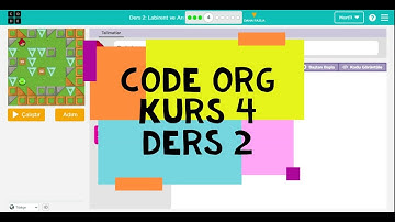 Code Org Kurs 4 Ders 2 Labirent ve Arı Cevapları - Code.org Ders 2