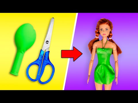Video ???? Tự Làm Đầm Barbie Bằng Bóng Bay Dễ Dàng - Quần Áo... - youtube