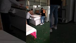 Fully automatic double head high frequency welding machine