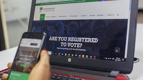 How To Create An Account On INEC Portal