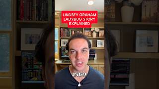 Lindsey Graham Ladybug Story Explained. #news #trump #lindseygraham #funny #comedy