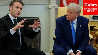 'No, In Fact—To Be Frank—We Paid': Macron Corrects Trump After He Claims Europe Loaned Ukraine Money