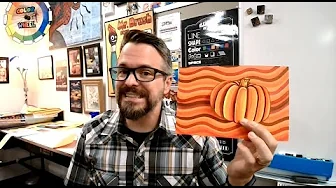 Fall Pumpkins! - A project featuring lines, shapes, warm colors, and pumpkin spice!
