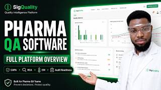 Quality Management Software for Pharma QA | SigQuality Full Platform Overview screenshot 2