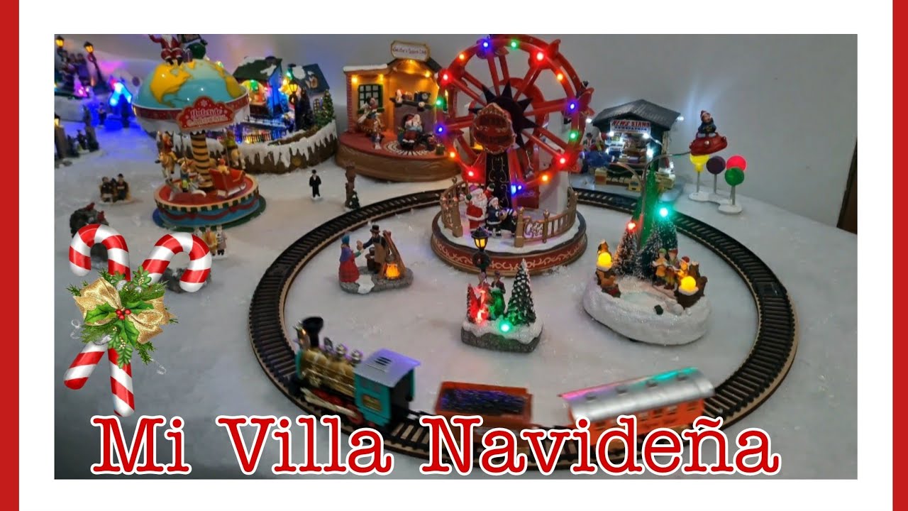 Villas Navideñas / como decorar con villas navideñas - YouTube