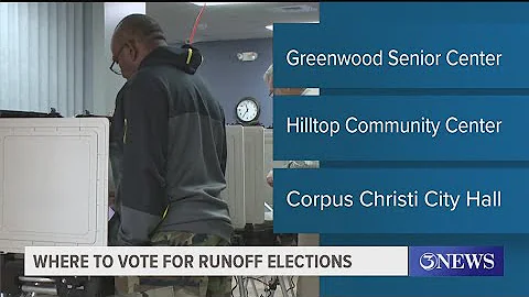 Polling locations to choose from for runoff election early voting