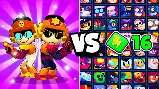 LARRY & LAWRIE vs ALL BRAWLERS ! WHO WILL SURVIVE IN THE SMALL ARENA? | With SUPER, STAR, GADGET!