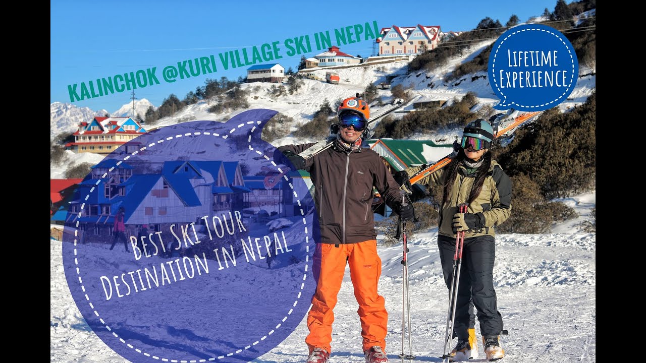 Winter II Kalinchowk Ski Nepal II Kuri village II Ski Course Level-one 2020 January