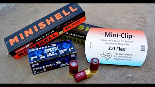 OPSol MiniClip & Mini Shell Review  Aguila  Federal Shorty Shotshells  3 Shotgun Test  12 Gauge