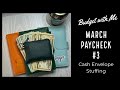 $440 Cash Envelope and Savings Challenge Stuffing | March Paycheck #3 | March 17, 2023
