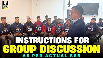 Actual SSB Instructions For GD | SSB Interview Process 2023 | LWS SSB Interview