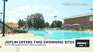 Joplin offers two swimming sites