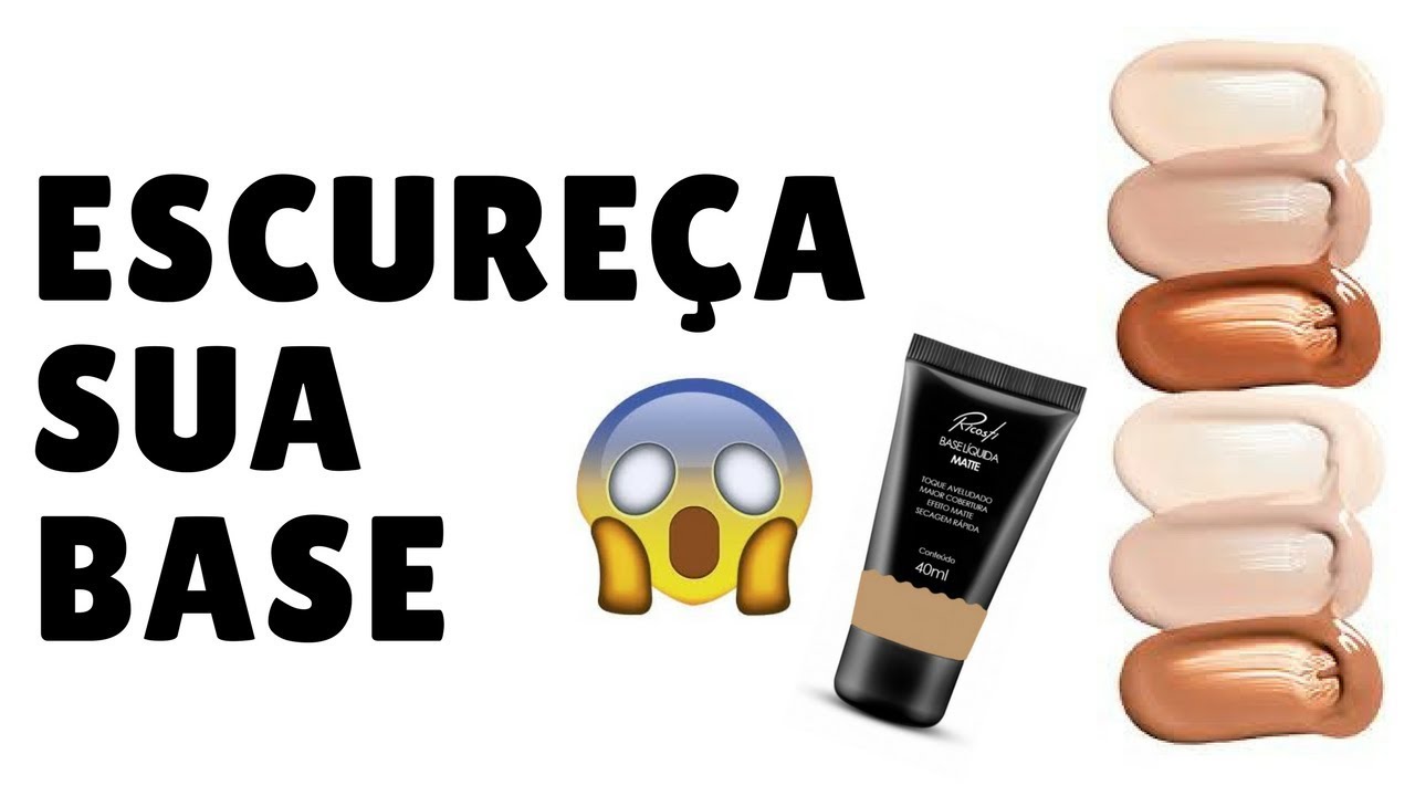 DIY COMO MUDAR COR DA BASE GASTANDO SÓ 2,50 | Como escurecer base