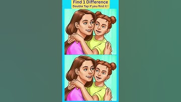 Can you Find 1 Difference in these 2 Pictures ?  #brainteaser #mindbendingquiz #challenge