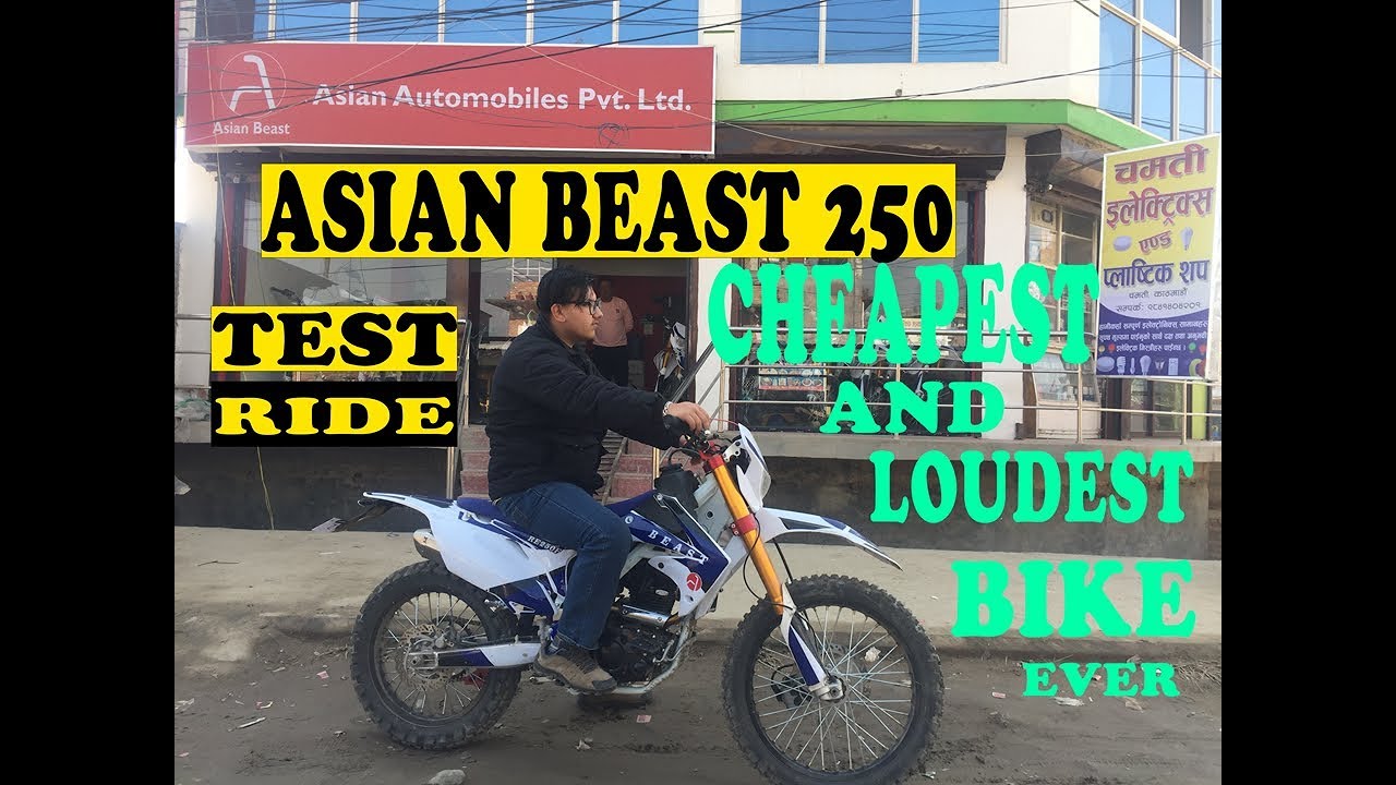 Asian Beast 250 Is Back CHEAPEST AND LOUDEST DIRT BIKE IN NEPAL