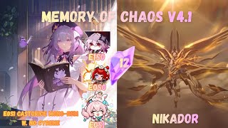 No Cyrene? No problem! E0S1 Castorice w/o Cyrene vs Nikador - Memory of Chaos Floor 12 V4.1