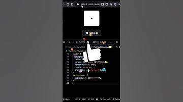 Rolling Dice 🎲 with Just HTML CSS & JS 🤯🔥 | TheFlexBoxShow | #shorts #theflexboxshow
