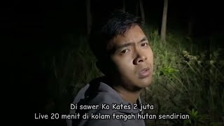 Viral Midnight Challenge Of Turning Around The Swimming Pool In The Middle Of The Forest With And