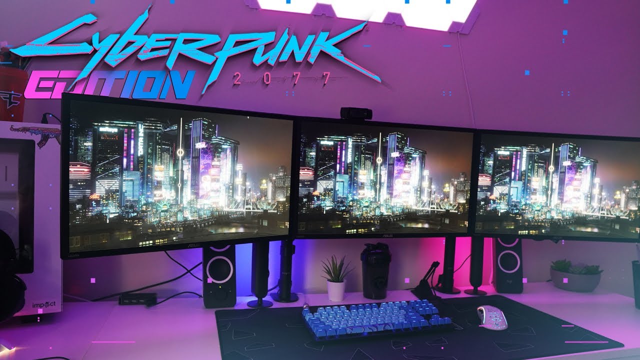 INSANE Cyberpunk Themed Gaming Setup! YouTube