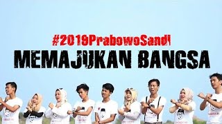 PRABOWO-SANDIMEMAJUKAN BANGSA (Prabowo-Sandi)- vionk bakoye D.k.k Official clip musi chords