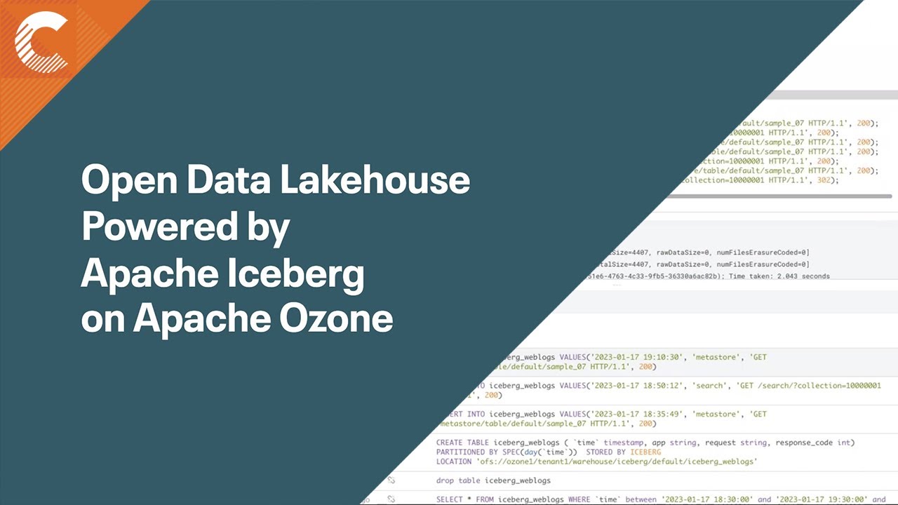 Open Data Lakehouse powered by Apache Iceberg on Apache Ozone