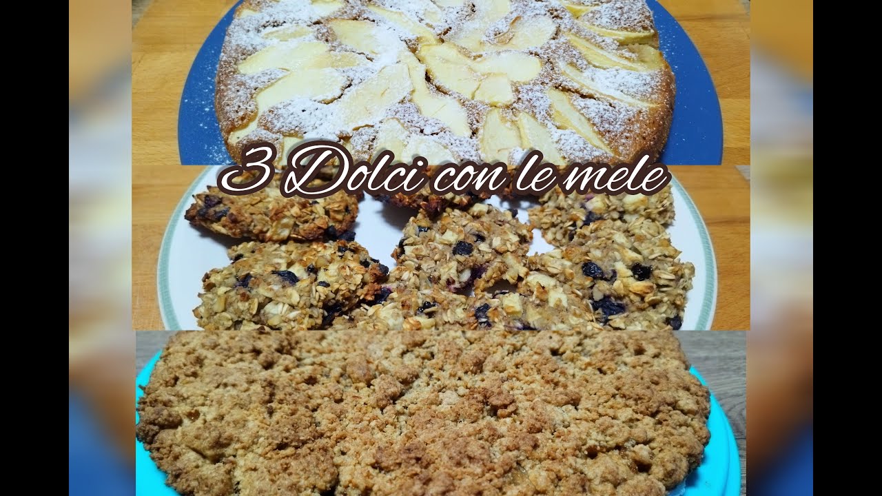 TORTA DI MELE DELLA NONNA / BISCOTTI LIGHT ALLE MELE / SBRISOLONA ALLE MELE / IN CUCINA CON MICLI