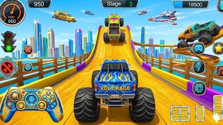 Monster Truck Stunt Racing - Extreme Mega Ramp Driver Simulator - Android Gameplay screenshot 4