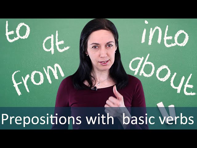 Prepositions with Basic Verbs | English Grammar & Speaking Lesson class=