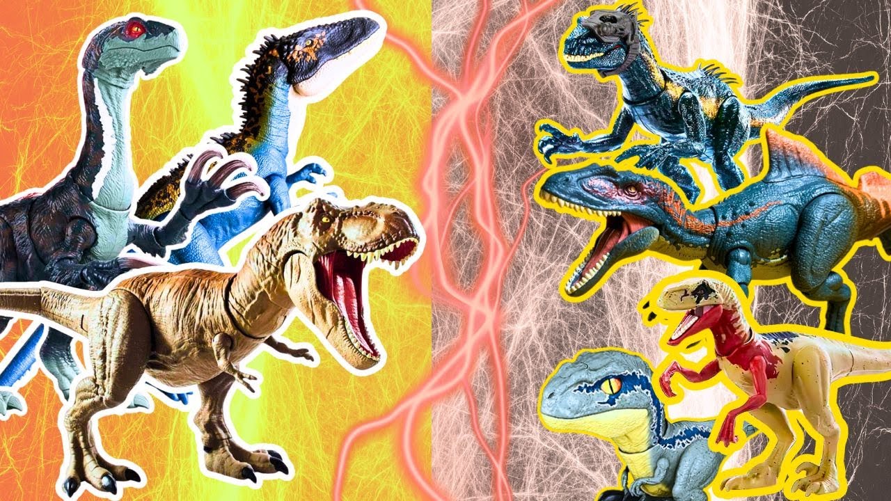 💥GIANT Therizinosaurus, T-Rex & Indominus Rex 🦖 | Jurassic World Dino Extreme Damage Collection!