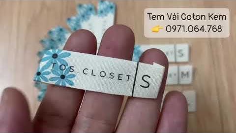 In Mác Vải Cotton Kem, In Mác Dệt, In Tem Vải  Giá Xưởng Tại Hà Nội - IN MINH HÀ- 0971.064.768