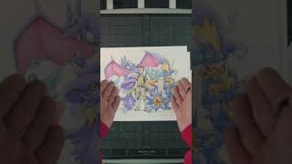 WHAT YOU GET INSIDE A POKEMON ART COMMISSION PACKAGE! #shorts