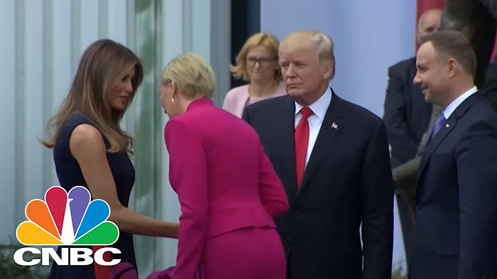 President Donald Trump Gets Snubbed By Poland’s First Lady Agata Kornhauser-Duda | CNBC