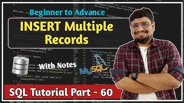 How to insert multiple records In a SQL Table using single insert statement | | SQL Tutorial PART 60