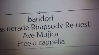 バンドリ！ - Mas?uerade Rhapsody Re?uest - Ave Mujica Free a cappella フリーアカペラ