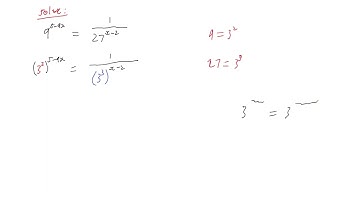 Solve Exponential Functions Involving Fractions