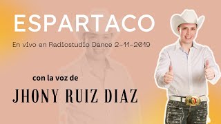 ESPARTACO en vivo en RadioStudio 2 nov 2019