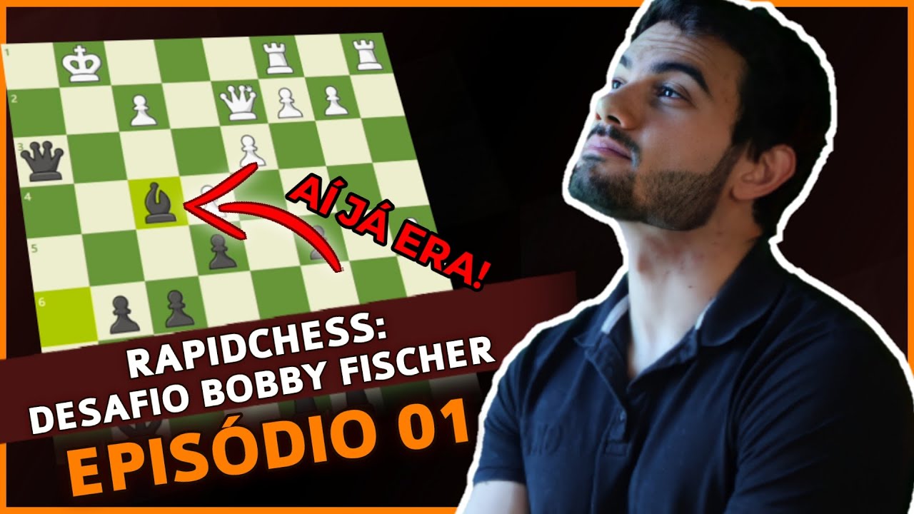 Bobby Fischer com 13 anos joga a variante Najdorf contra um