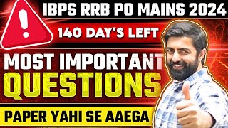 IBPS RRB PO 2024 Reasoning Mains Practice Room || M3 2024 Session  - 24||  Bank Exams 2024