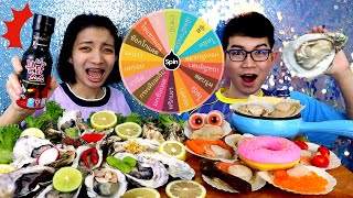 Eat oysters, grilled scallops, cheese eyeball jelly, wasabi, fresh chili #Mukbang : Kunti