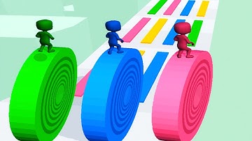 LAYERS ROLL game BEST MAX LEVEL 3D 💕🤡🌈 Gameplay All Levels Walkthrough iOS, Android New Game App