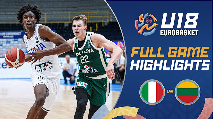 Italy 🇮🇹 vs Lithuania 🇱🇻 | Highlights | FIBA U18 EuroBasket 2024