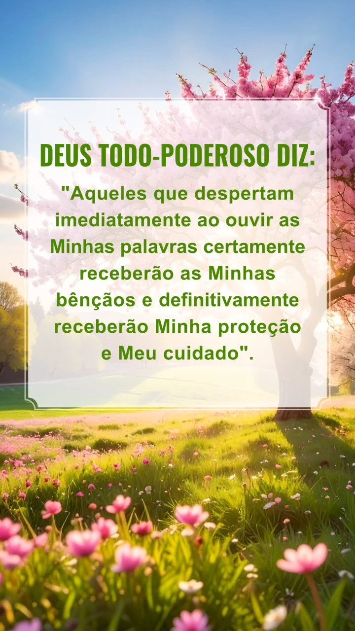Acalme-se diante de Deus, leia Suas palavras
