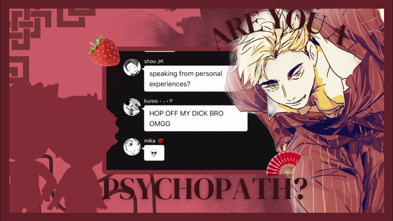 haikyuu texts | are you a psychopath? | danplan x haikyuu !