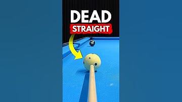 De grootste fout die poolspelers maken bij straight-in shots